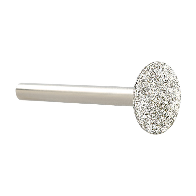Electroplated Emery Bevel cabeza de molienda diamante talla eléctrica molienda directa mármol lápida letras en forma de herradura varilla de molienda