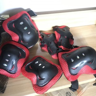 Children's Sports Balance Bike Riding Protector 6 Pieces suit Bicycle Skating Roller Skating Butterfly Knee Protector Elbow Protector