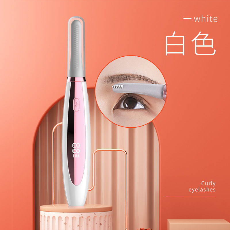 Otoño nuevo instrumento de escaldado de pestañas rizador de pestañas eléctrico recargable que forma mini rizador de pestañas portátil