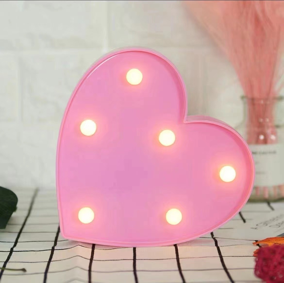 Lámpara LED de Letras y Números de PVC Decorativa para Fiestas y Bodas image 3