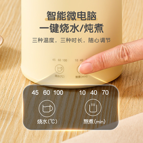 Wholesale Chigo health pot household multifunctional stew tea set office small mini boiling water scented tea electric cup