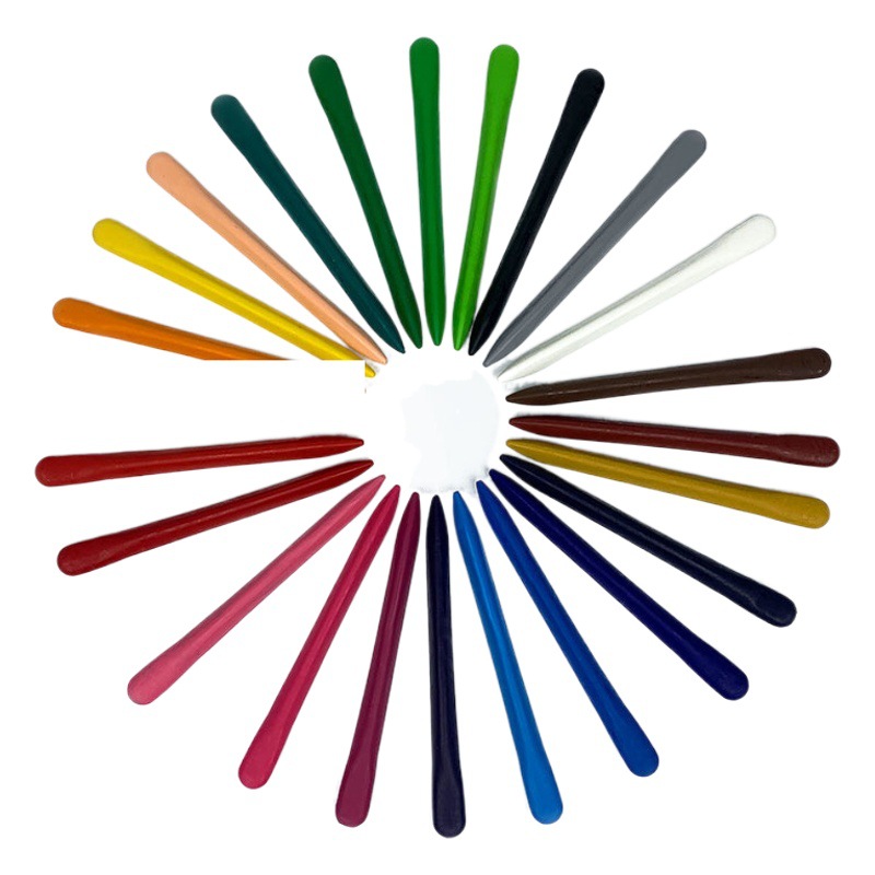 New children's non-dirty hand crayon 12 color 18 '24' 36 color children's graffiti painting pen washable barrel crayon