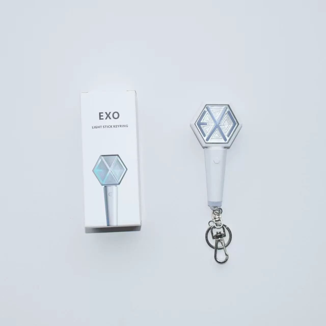 Mini Light Stick Keyring EXO, LED Mini Support Light Keychain, Boxed 0.06 kg