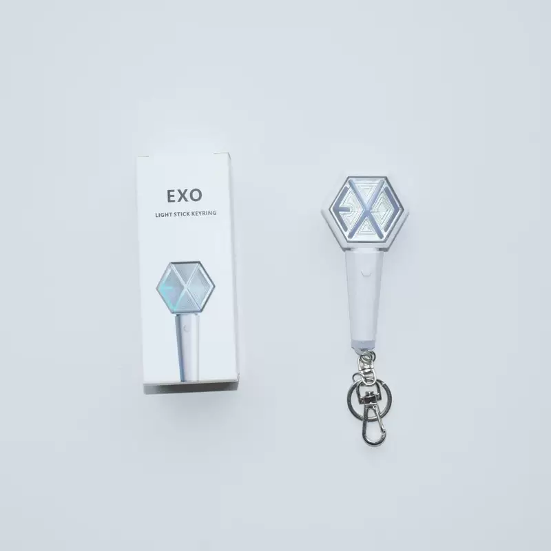 Mini Light Stick Keyring EXO, LED Mini Support Light Keychain, Boxed 0.06 kg