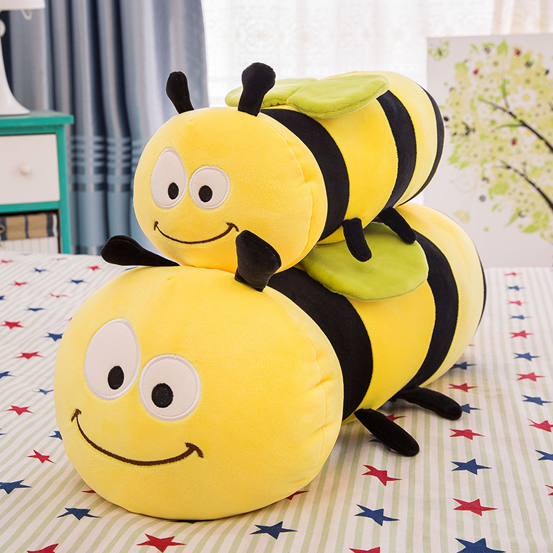 厂家批发创意玩具羽绒棉小蜜蜂毛绒公仔卡通玩偶儿童生日礼物批发