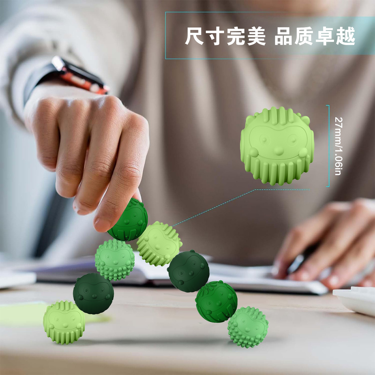 Juguete Sensorial Magnético en Existencia, Bola Magnética para Aliviar el Estrés y la Ansiedad, Bola Magnética de Silicona Elástica