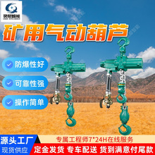 按需定制固定式气动葫芦 性能稳定HQ2(3-16)矿用运行式气动葫芦