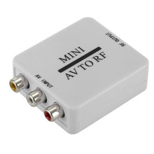 MINI AV to RF Converter AV老电视接口转RF射频转换器