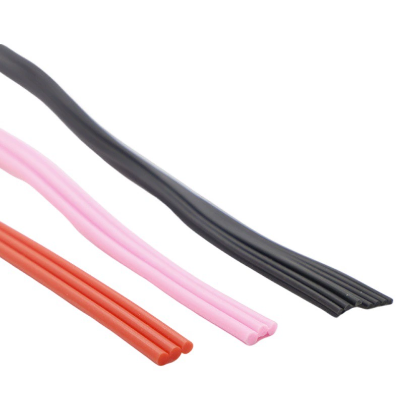 Силиконовая уплотнительная лента оптом размер сплошного круглого стержня полный Силиконовый Шнур производители Твердых Уплотнений силиконовая резина