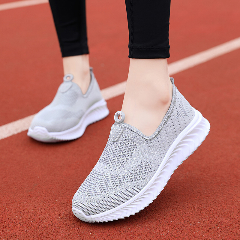 2021 spring and summer new mesh sneaker women's comfortable mesh shoes breathable lazy flying woven soft bottom white shoes 2021 spring and summer new mesh sneaker women's comfortable mesh shoes breathable lazy flying woven soft bottom white shoes