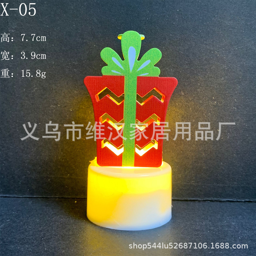 Vela Electrónica LED de Navidad de Hierro con Luz Cálida para Decoración de Noche image 12