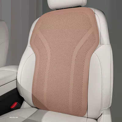 perforated Nappa leather, high-end car seat | Four Seasons Pad - 1-backrest-chestnut-brown-ultra-thin-breathable-model-ultra-thin-and-breathable