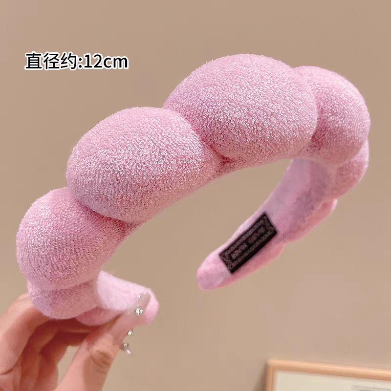 顔が小さい女性向けの高頭蓋雲スポンジヘッドバンド、洗顔やマスク専用のヘアピンヘッドバンド、クロスボーダー|undefined