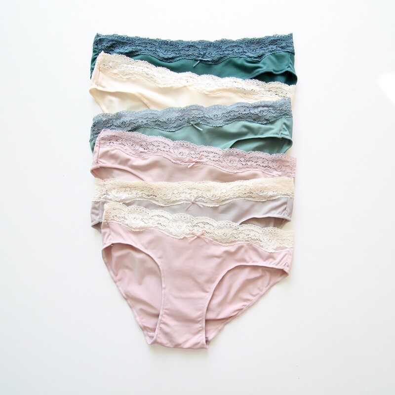 O's Underwear Women's Comfortable Cotton Crotch Sexy Lace Shorts Girls Sweet and Cute Mid-Low Waist Briefs O's Underwear Women's Comfortable Cotton Crotch Sexy Lace Shorts Girls Sweet and Cute Mid-Low Waist Briefs