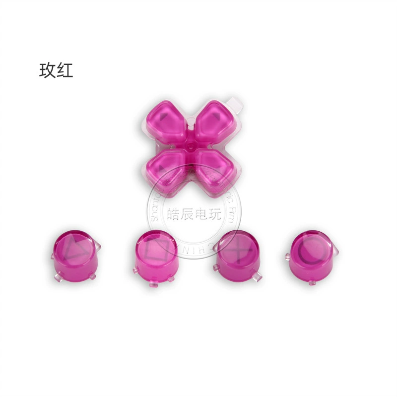 PS5 handle cross direction D-pad symbol triangle round fork square crystal button transparent renovation repair key