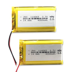 Wholesale polymer lithium battery 114065 3.7V Bluetooth speaker 4000mAh shaver power bank battery