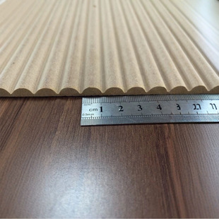 Wave plate decorative board background wall semi -circular density board can bend the furniture panel decoration room underwater wall board