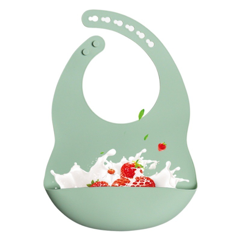 Babero de silicona 3D para bebés, babero de alimentación infantil, babero impermeable grueso, babero para saliva, toalla para saliva, anti-regurgitación