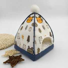 仓鼠窝 冬季仓鼠保暖棉窝仓鼠布丁金熊荷兰猪棉窝 小宠用品