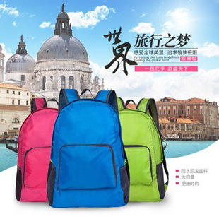 Cross-border waterproof travel backpack for mountaineering new foldable backpack Korean style storage bag travel backpack