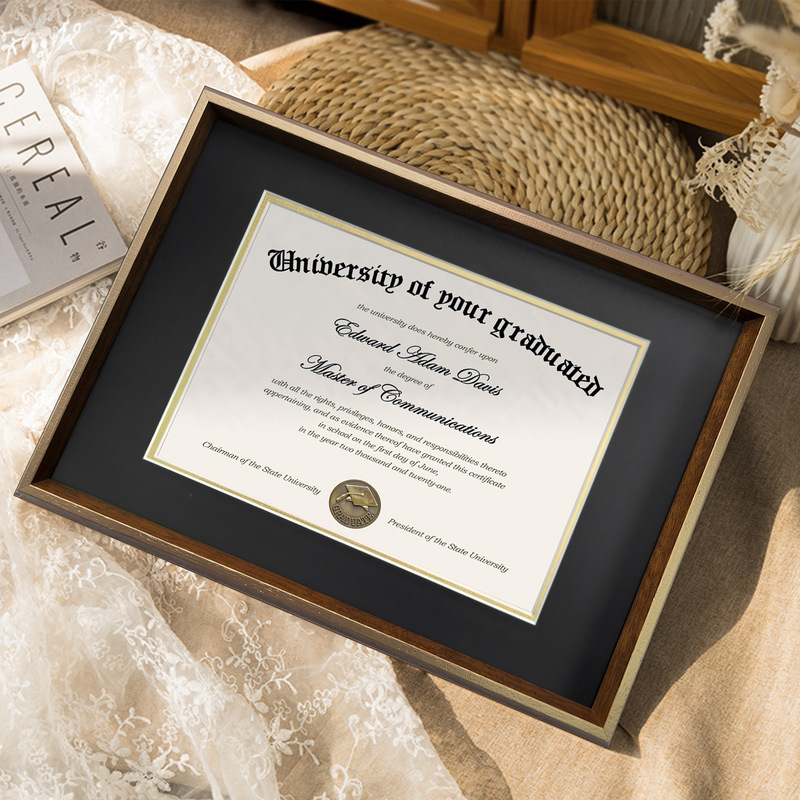 High-End Certificate Photo Frame, Graduation Photo Wall Combination, Display Stand, Wall Hanging Poster, Framed Picture, Puzzle Frame with a Premium Feel High-End Certificate Photo Frame, Graduation Photo Wall Combination, Display Stand, Wall Hanging Poster, Framed Picture, Puzzle Frame with a Premium Feel