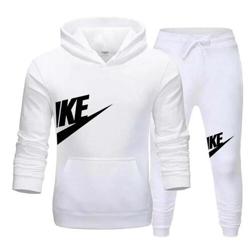 Brand New Spring Men's Hooded Sweatshirt + Sport Pants Set Autumn/Winter Warm Exercise Set for Men