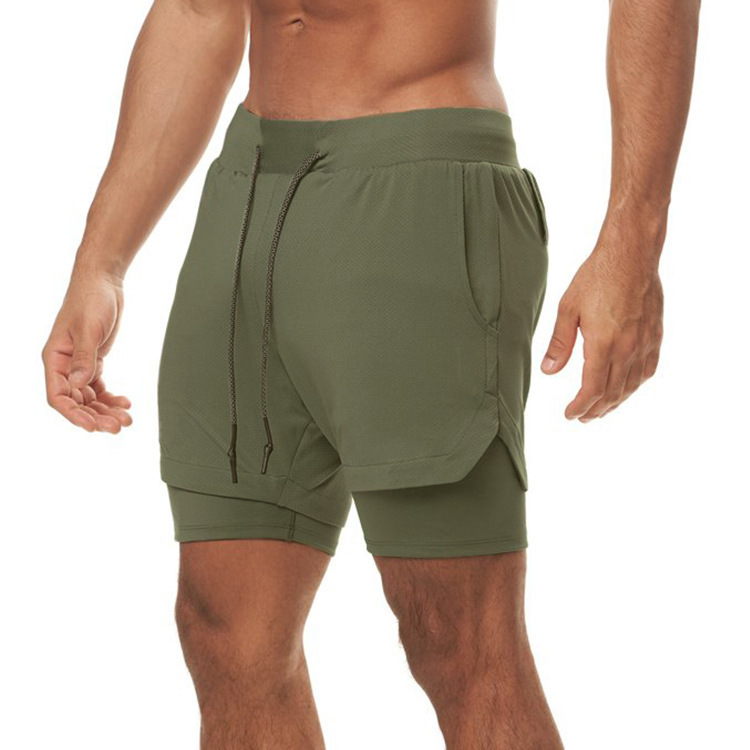 231g Weight Knee Length Pants Length Chemical fiber blending, Polyester Fabric Type Casual Pants, Shorts Pants Type Fitness, Gym Occasion Quick Dry Function Skinny Fit Type Solid Color Pattern Men's Gender Sports Style Men's Fitness Gym Sports Solid Color Knee Length Casual Pants Shorts 10