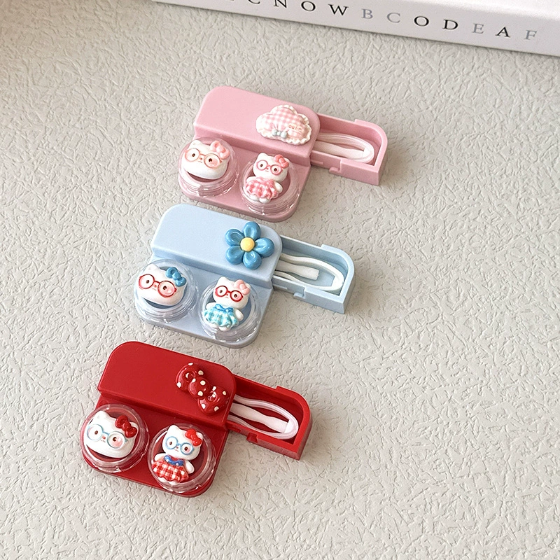 Small cute box, cartoon invisible glasses
