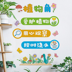 旅康CH57062植物角學校教室植物角牆面壁紙美化裝飾畫自粘牆貼紙