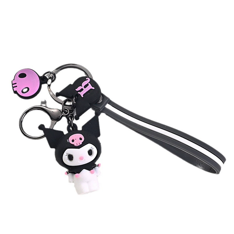 Брелок Sanrio, мультяшная подвеска-минифигурка с ремешком, 5 × 3,5 × 5 см