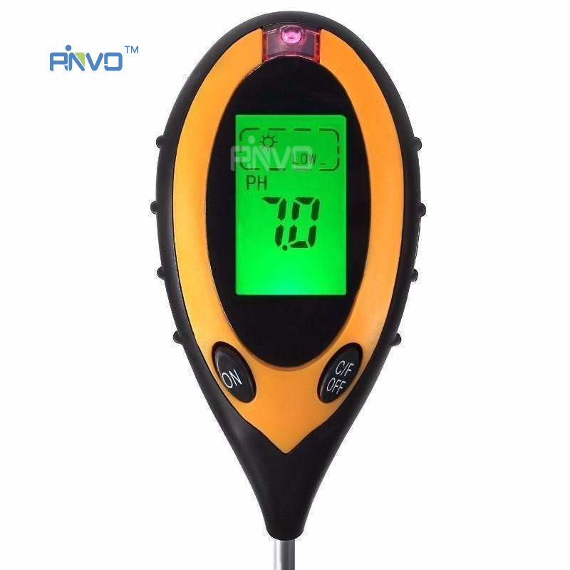 外贸品质土壤测试仪土壤湿度计soil温度土壤ph计四合一土壤检测仪