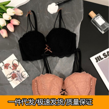 大胸显瘦胸超薄款大码内衣女秋冬收副乳防下垂调整型聚拢性感文胸