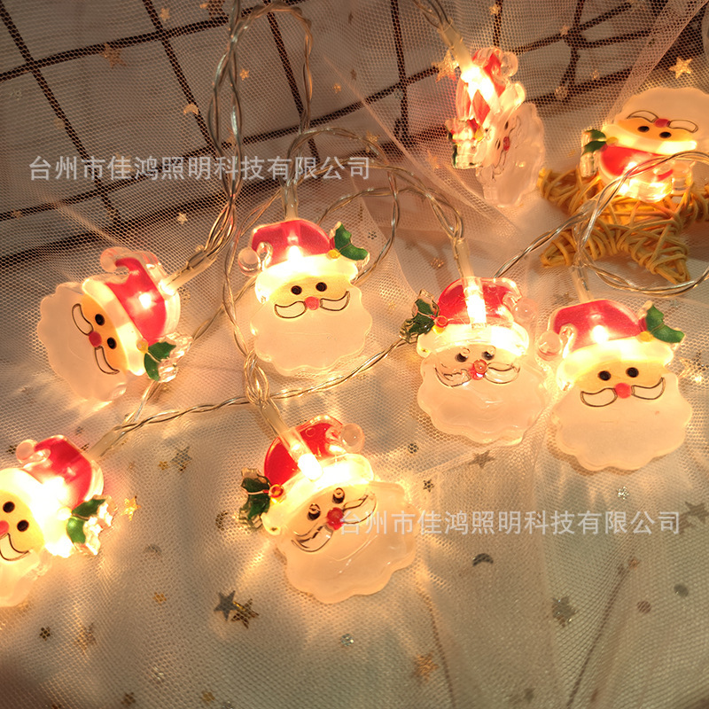 Luz LED de Navidad transfronteriza, decoración de ventana de cadena, tamaño colgante, estilo personalizable, gran cantidad de precio preferencial