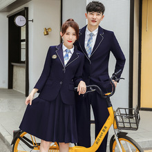班服韩版套装春秋季西装外套学院风英伦风高中学生毕业运动会校服