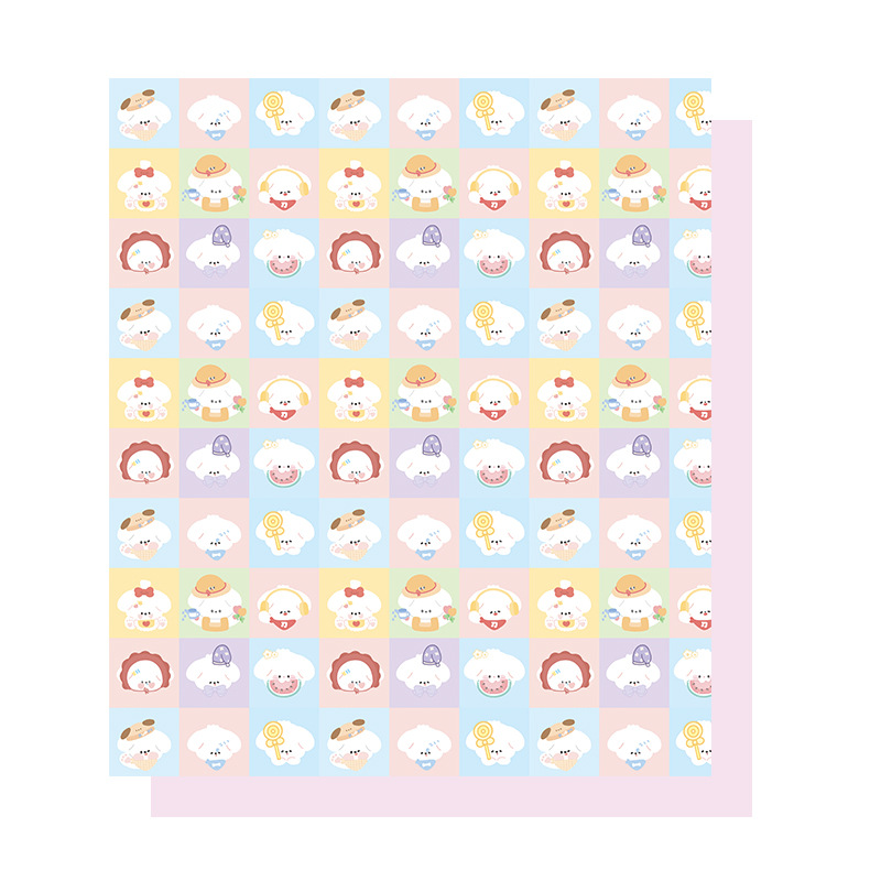 Happy Every Day [보라색] 10장 50*58cm, 옵션 참조