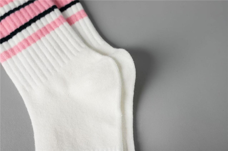 All Seasons Season A Pair Sports Unisex Stripe Fish Shark Cotton Crew Socks