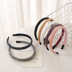 Crystal hair clip, pearl beaded hairpin, elegant and sweet, minimalist hair tie for women, water diamond hair accessory, Korean style hair tie for girls