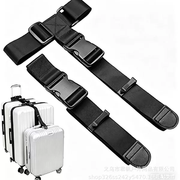 Best-selling luggage connector strap for connecting suitcases and backpacks, multifunctional travel luggage strap, safety binding strap