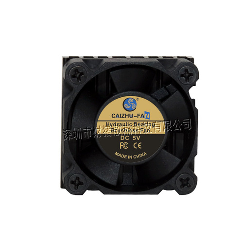 Guncai Zhu 3010 hydraulic 24V12V5V micro 30*16MM graphics card CPU cooling fan with aluminum heat sink