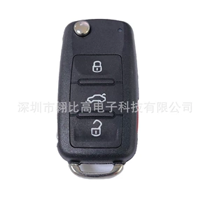Volkswagen Beetle Golf Jetta Passat Touareg 4 düyməli avtomobil açarı NBG010180T