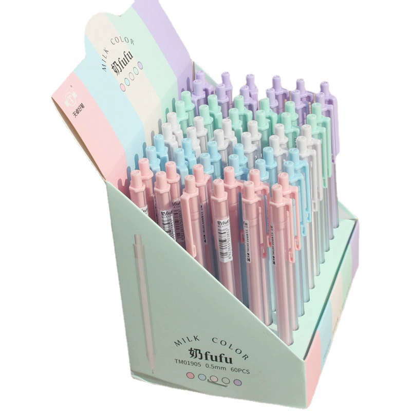 天卓 01905 Macaron color simple push-action pencil student activity pencil color automatic pen stationery wholesale