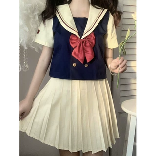 小苹果刺绣jk制服校服班服套装学院风制服jk水手服软妹女学生日系