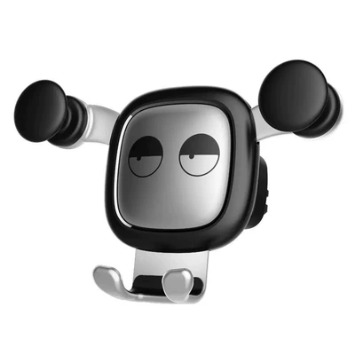 Car Mobile Phone Bracket Cartoon: Car phone holder - slow-bear-silver