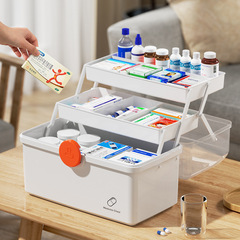 Medicine box home medical first aid home large-capacity medicine box storage medical box small medicine medicine box