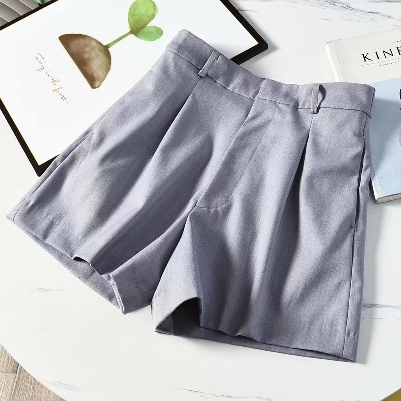 。 The Same Summer Women's Versatile Elastic B-Power Casual Trousers Shorts Smart Pants 433270
