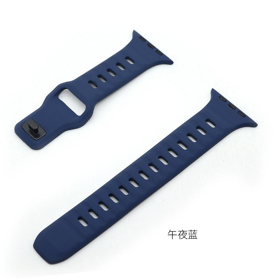 Силиконовый ремешок для Iwatch, новая спортивная модель с квадратной пряжкой, для Apple SE/8/Ultra, силиконовый ремешок для Apple