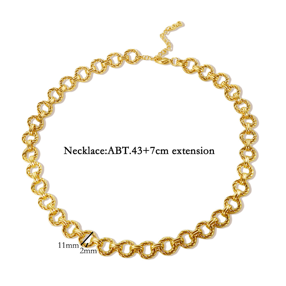Jewelry Set Quantity Daily Occasion Wholesale Jewelry Elegant Circle Solid Color Titanium Steel Jewelry Set