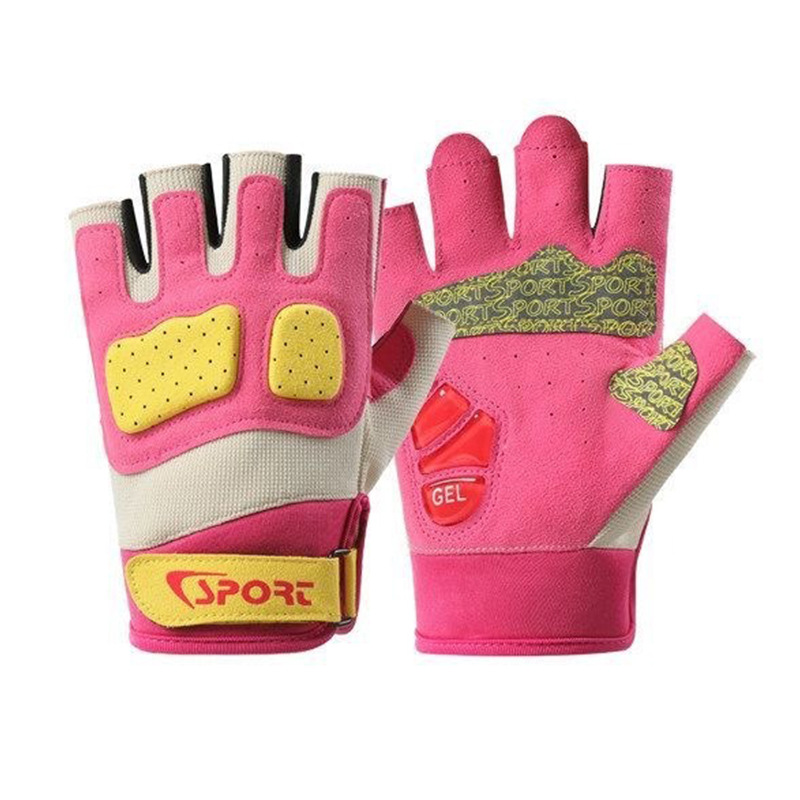 Guantes de Ciclismo de Medio Dedo Transpirables y Resistentes al Desgaste para Deporte al Aire Libre
