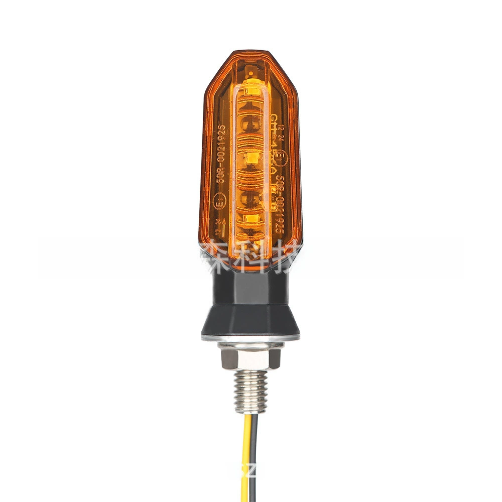 Европейские и американские маленькие желтые акулы 3LED с высокой яркостью маленькие черные акулы мотоцикл поворотный свет E1 подходит для Honda модификация MK-200