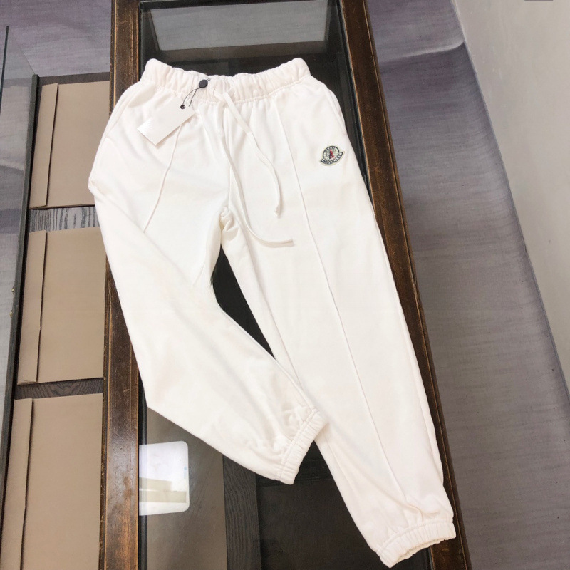 New Autumn and Winter Original Label Men's Sweatpants with Elastic Band, Trendy Brand Terry Casual Straight Pants for Men
